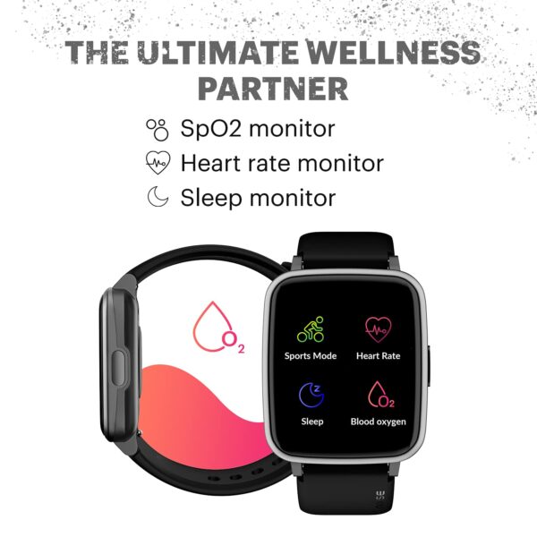 Noise ColorFit Pulse Fitness Smart Watch (Jet Black) 2