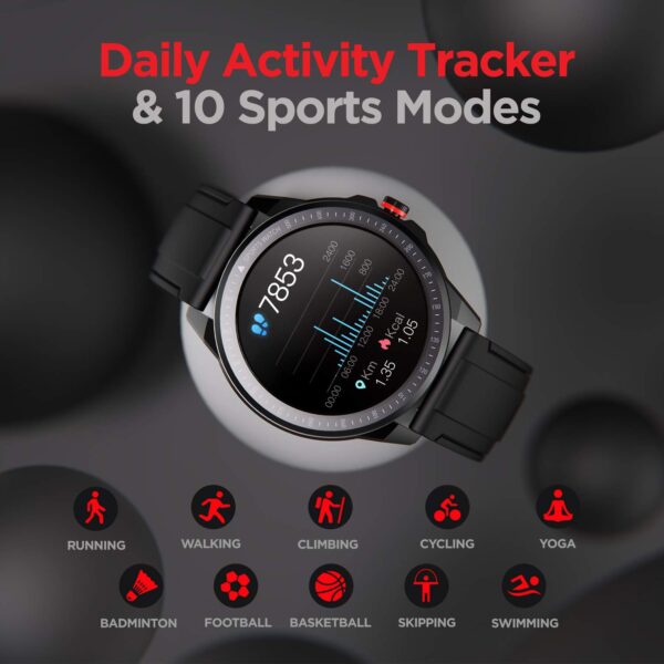 boAt Flash Edition Smartwatch (Lightning Black) 7