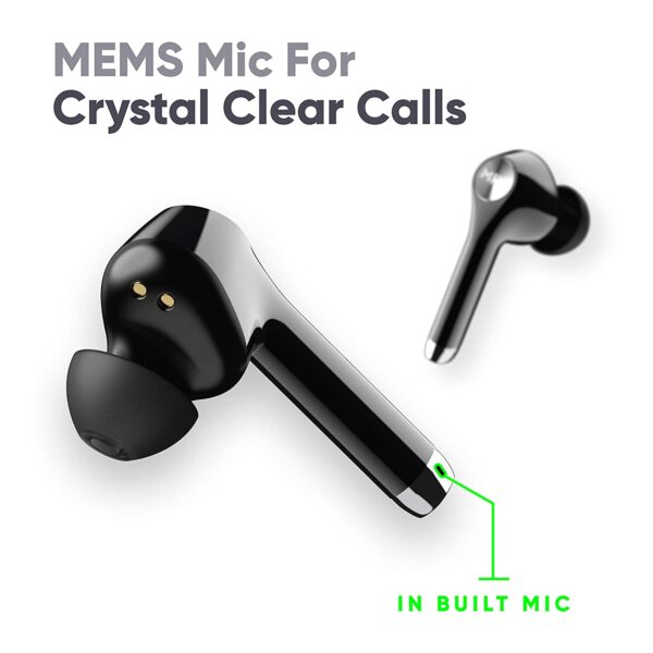 Mivi DuoPods M80 True Wireless Bluetooth Earbuds (Black) 3