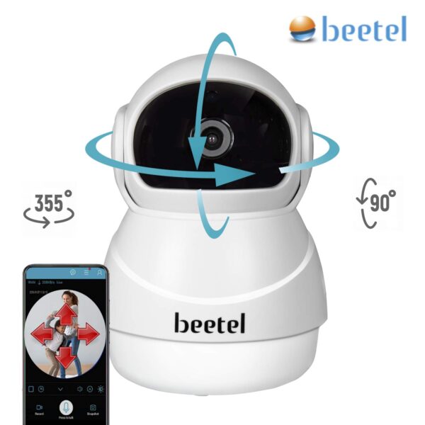 Beetel Wi-Fi 1080p Full HD 360° Smart Security Camera, (White) 7