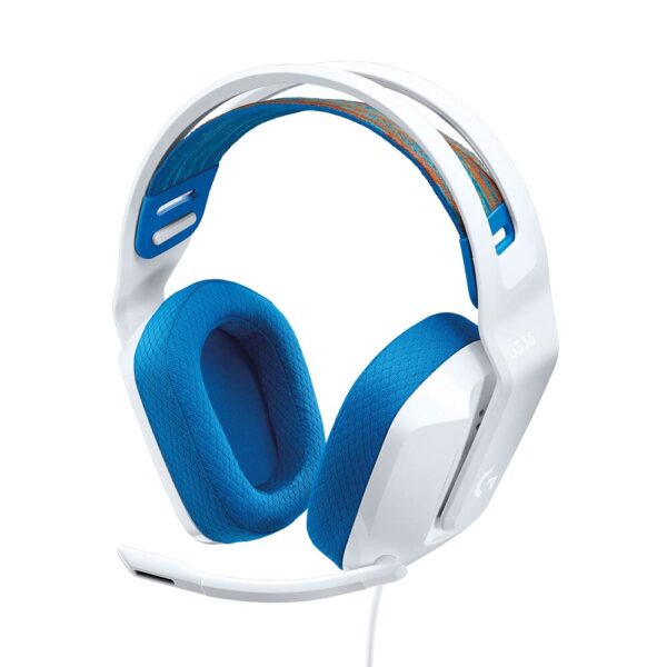 Logitech G335 Wired Gaming Headset (White) 1