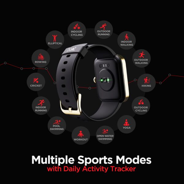 boAt Watch Xtend with Alexa Built-in (Pitch Black) 3