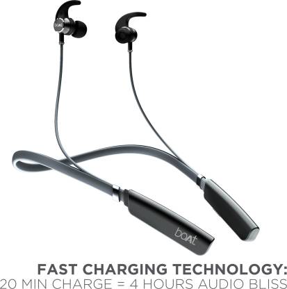 boAt 235 v2 Fast Charging Bluetooth Headset Earphones (Grey) 2