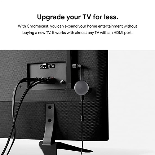Google Chromecast Media Streaming Device (Black) 6