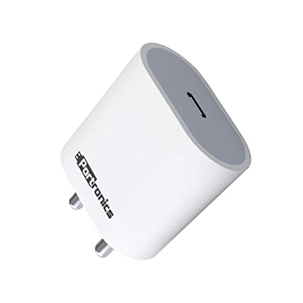 Portronics Adapto 20 Type C 20W Fast PD/Type C Adapter with Fast Charging 1