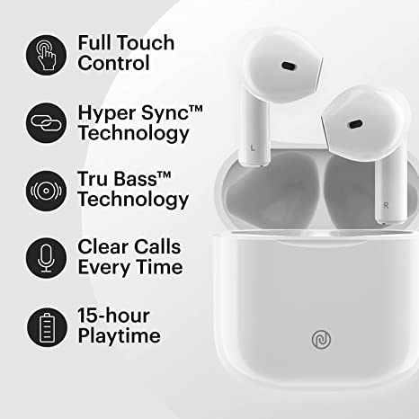 Noise Air Buds Mini Truly Wireless Earbuds - Pearl White 3