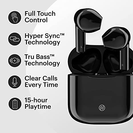 Noise Air Buds Mini Truly Wireless Earbuds - Jet Black 2
