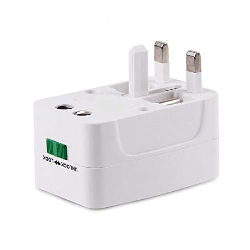 Universal All in One World Travel Adapter Surge Protector Charger Plug 3