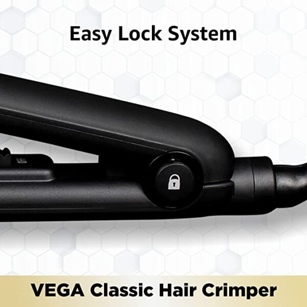 VEGA Classic Hair Crimper With Quick Heat VHCR-01 (Black) 4