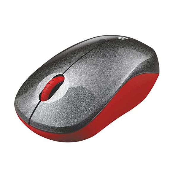 Portronics Toad 12 Wireless Optical Mouse (Red-Black) 1