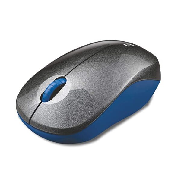 Portronics Toad 12 Wireless Optical Mouse (Black Blue) 1