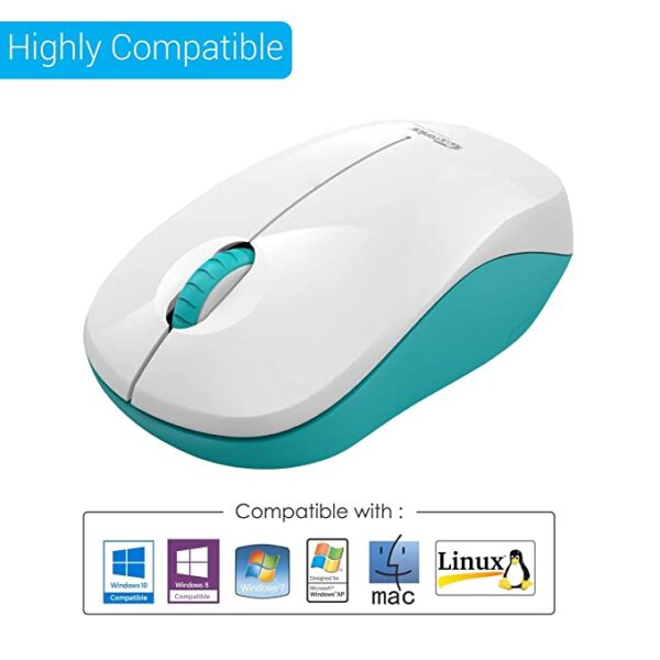 Portronics Toad 12 Wireless Optical Mouse-Blue 4