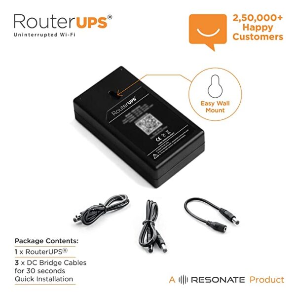 Resonate RouterUPS Power Backup for Wi-Fi Router 4