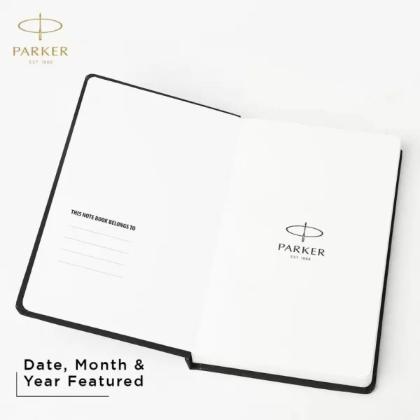 PARKER Celebration 2022 Diary + Galaxy Standard Ball pen Regular Gift Set (Black) 4