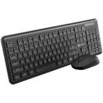 Portronics Key4 Combo 2.4GHz Wireless Keyboard Mouse Combo (Black)