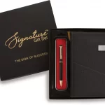 Signature 2022 Diary + Cello Origin Ball Pen A5 Gift Set 335 Pages  (Black)