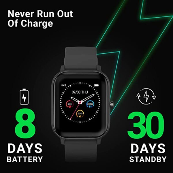 Fire-Boltt SpO2 Full Touch 1.4 inch Smart Watch (Black) 5