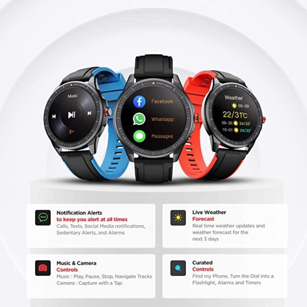 boAt Watch Flash Smart Watch (Galaxy Blue) 4