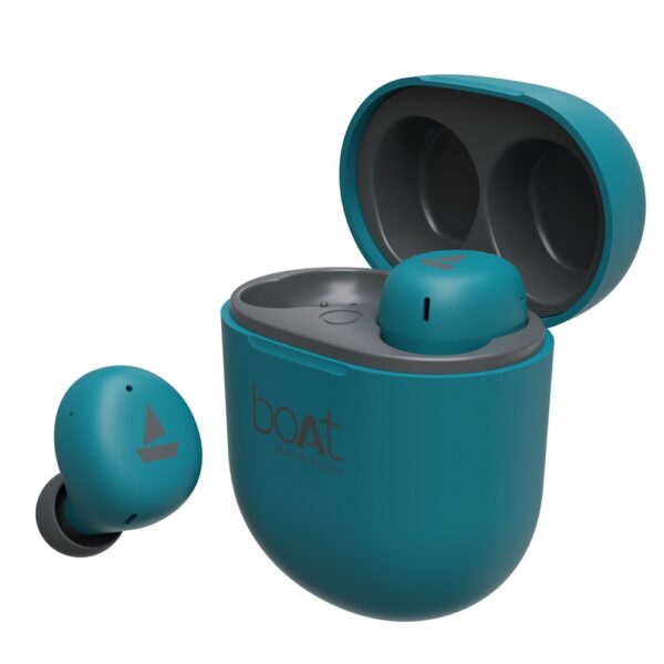 boAt Airdopes 381 Bluetooth Earbuds (Teal Blue) 1