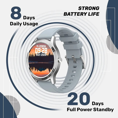 Fire-Boltt 360 SpO2 Display Round Smart Watch (Grey) 5