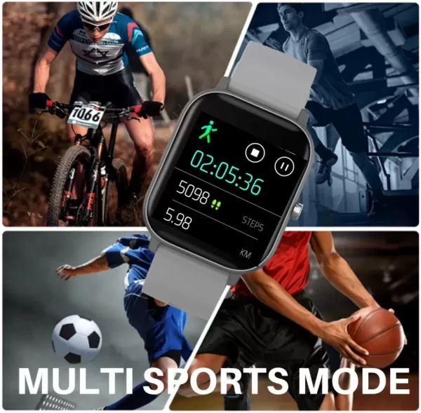 Fire-Boltt SpO2 Full Touch 1.4 inch Smart Watch (Grey) 6