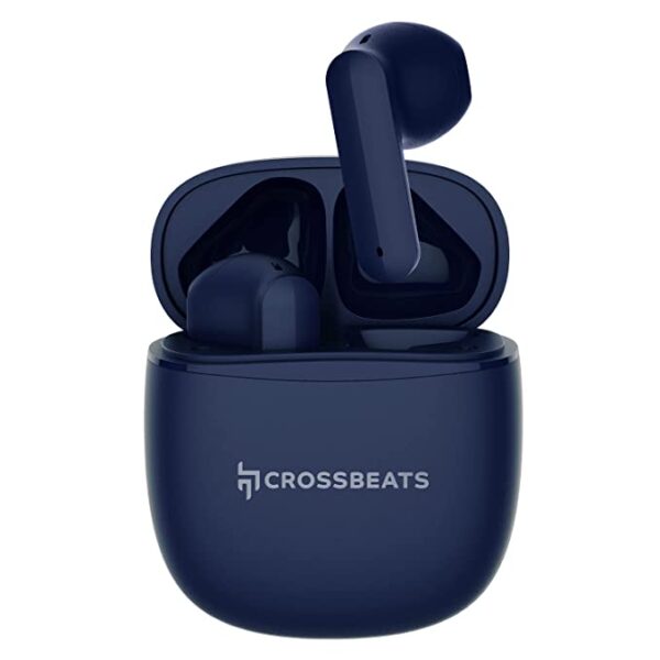 Crossbeats Airpop True Wireless Earbuds with (Blue) 1
