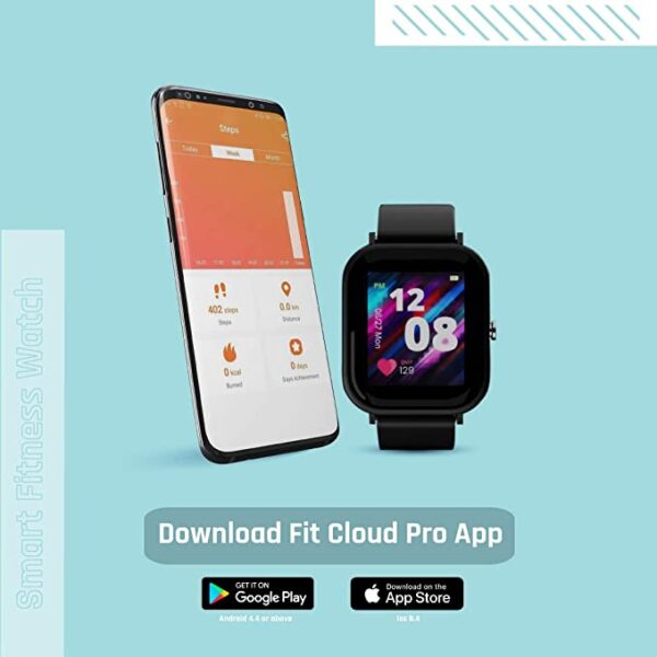 Hammer Pulse Fitness Smartwatch (Black) 4
