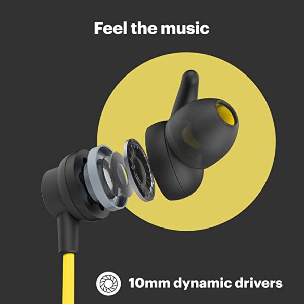 Noise Tune Active Bluetooth Wireless Headset (Pop Yellow) 4