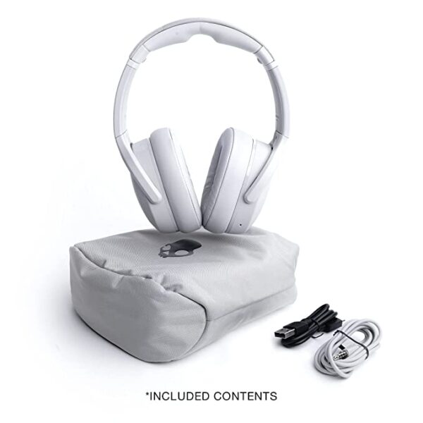 Skullcandy Crusher Evo Wireless Over-Ear Headphone (Light Gray Blue) 5