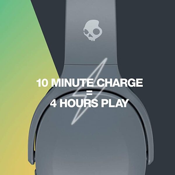 Skullcandy Crusher Evo Wireless Over-Ear Headphone (Chill Grey) 4