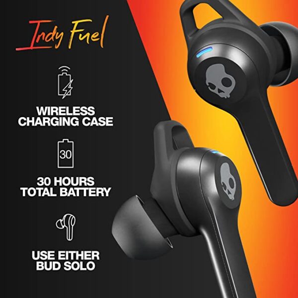 Skullcandy Indy Fuel Truly Wireless Bluetooth in Ear Earbuds (Black) 5