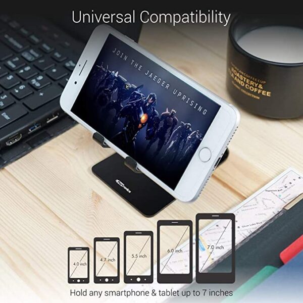 Portronics Modesk Por-122 Universal Mobile Holder (Black) 6
