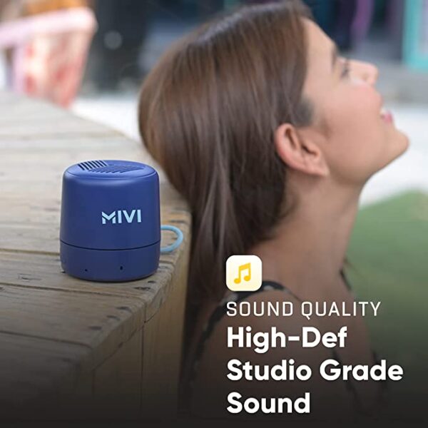 Mivi Play Bluetooth Speaker (Blue) 3
