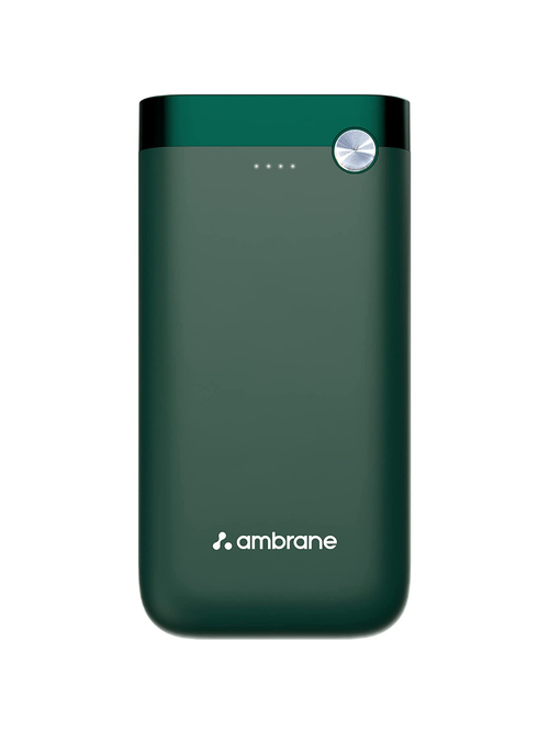Ambrane PP-20 Pro 20000mAh Lithium Polymer Power Bank (Green) 1