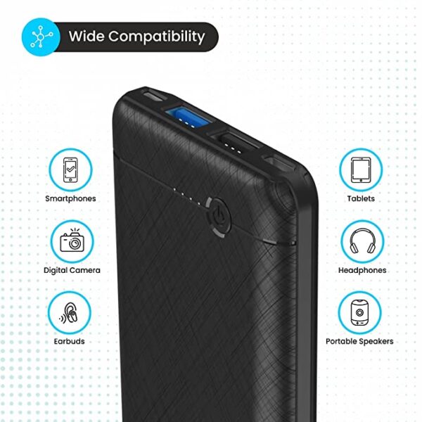 Portronics Power Brick II 10000 mAh Power Bank (Blue) 4