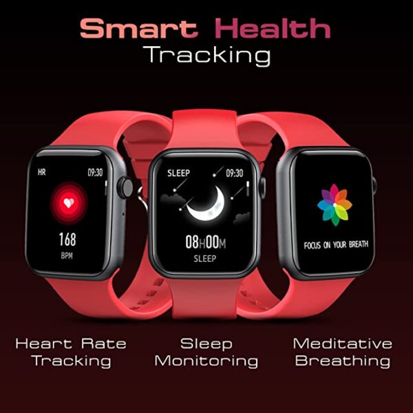 Fire-Boltt Call Bluetooth Calling Smartwatch with SpO2 & 1.7 (Red) 2