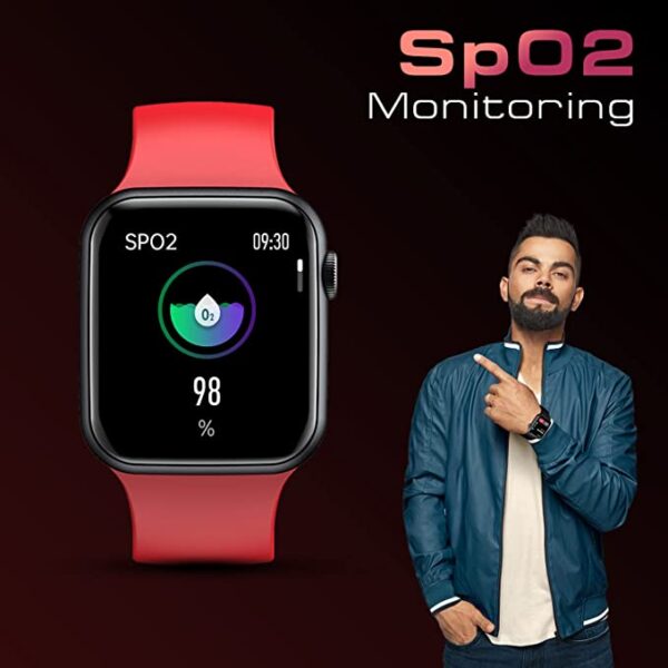 Fire-Boltt Call Bluetooth Calling Smartwatch with SpO2 & 1.7 (Red) 3