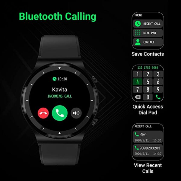 Fire-Boltt 360 Pro Bluetooth Calling Smart Watch (Black) 2