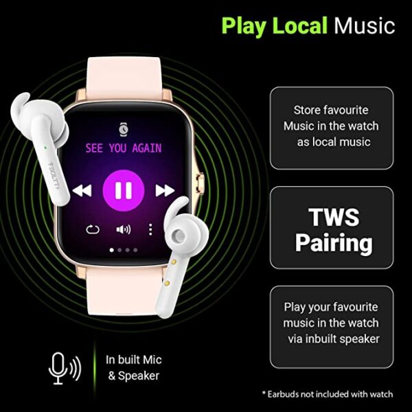 Fire-Boltt Beast Pro Bluetooth Calling 1.69 Smart Watch (Gold) 2