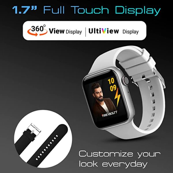Fire-Boltt Call Bluetooth Calling Smartwatch with SpO2 & 1.7 (Grey) 3