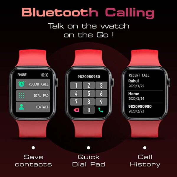 Fire-Boltt Call Bluetooth Calling Smartwatch with SpO2 & 1.7 (Red) 5