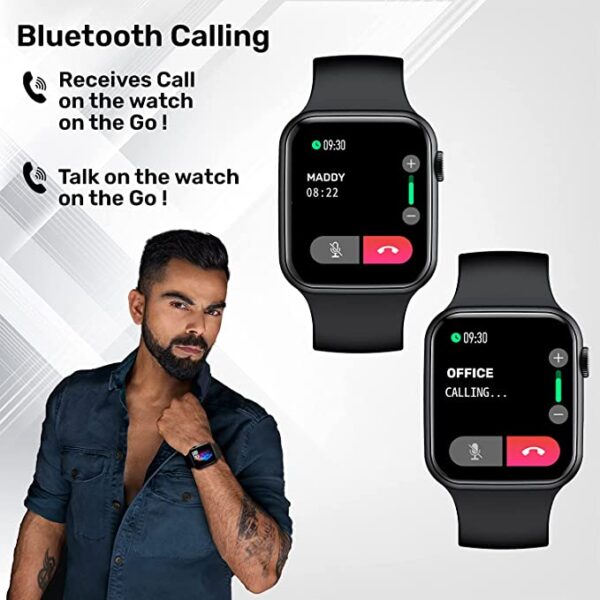 Fire Boltt 1.7 Ring Bluetooth Calling Smartwatch SpO2 (Black) 6