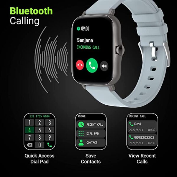 Fire-Boltt Beast Pro Bluetooth Calling 1.69 Smart Watch (Grey) 2