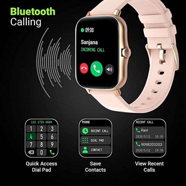 Fire-Boltt Beast Pro Bluetooth Calling 1.69 Smart Watch (Gold) 4