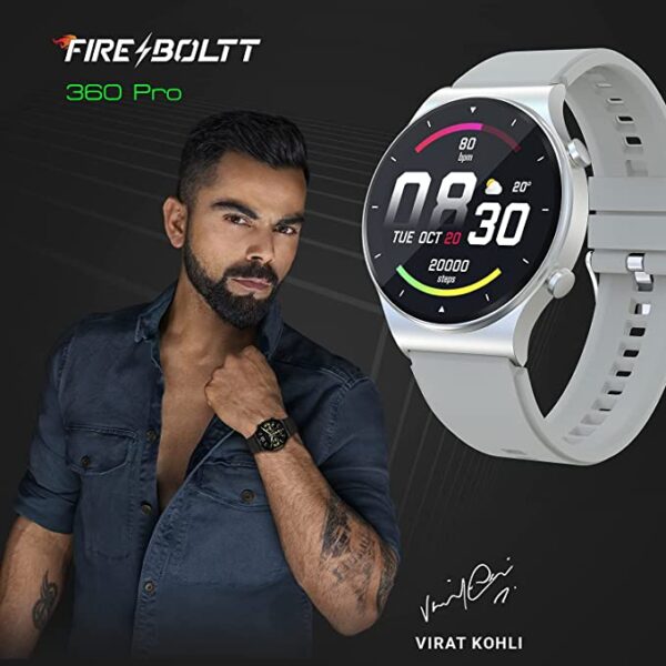 Fire-Boltt 360 Pro Bluetooth Calling Smart Watch (Silver) 3