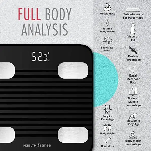 HealthSense BS171 Fitdays Smart Weight Machine 6