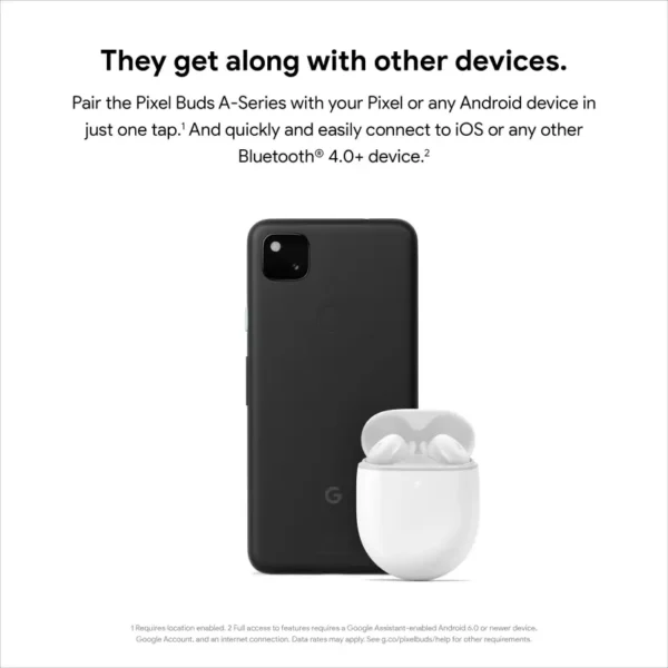 Google Pixel Buds A Series True Wireless Buds (White) 9