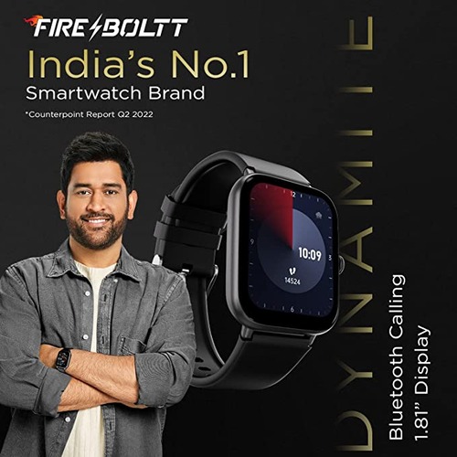 Fire-Boltt Dynamite 1.81 Bluetooth Calling Smartwatch (Black) 2