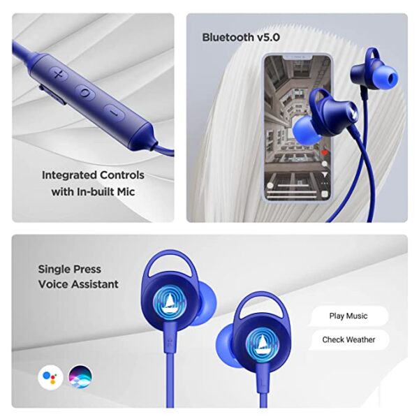 boAt Rockerz 245v2 Wireless Bluetooth earphone (Navy Blue) 6