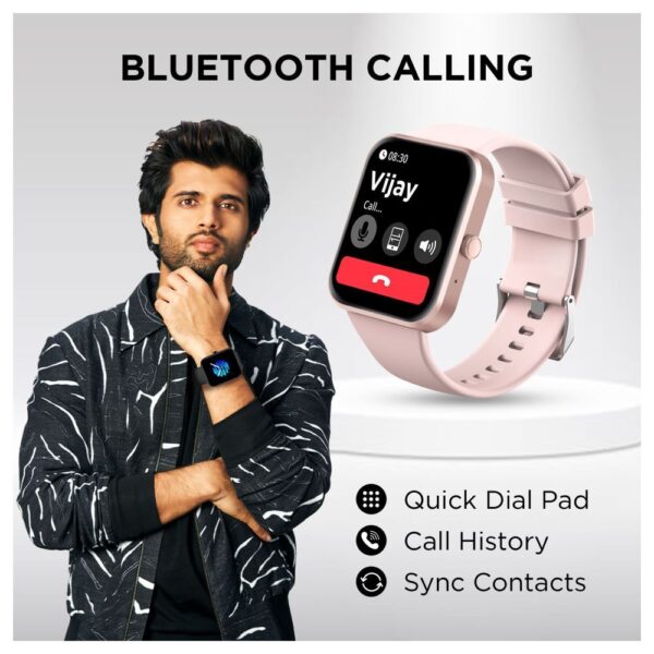 Fire-Boltt Starcross Smart Watch with Bluetooth Calling (Rose Gold) 6